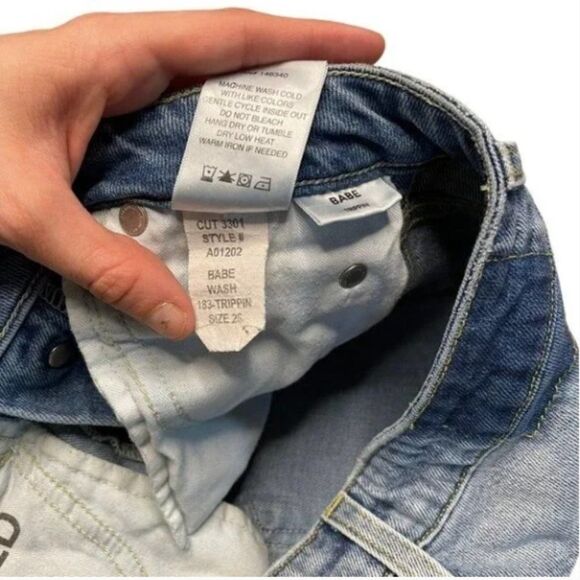 AMO Babe Trippin High-Rise Cropped Skinny Jeans Size 26 | Premium Designer Denim - Picture 9 of 11